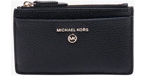 michael kors card holder black|Michael Kors card holder wallet.